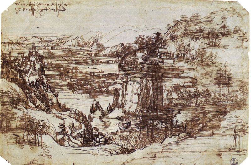 Leonardo's earliest known dated work