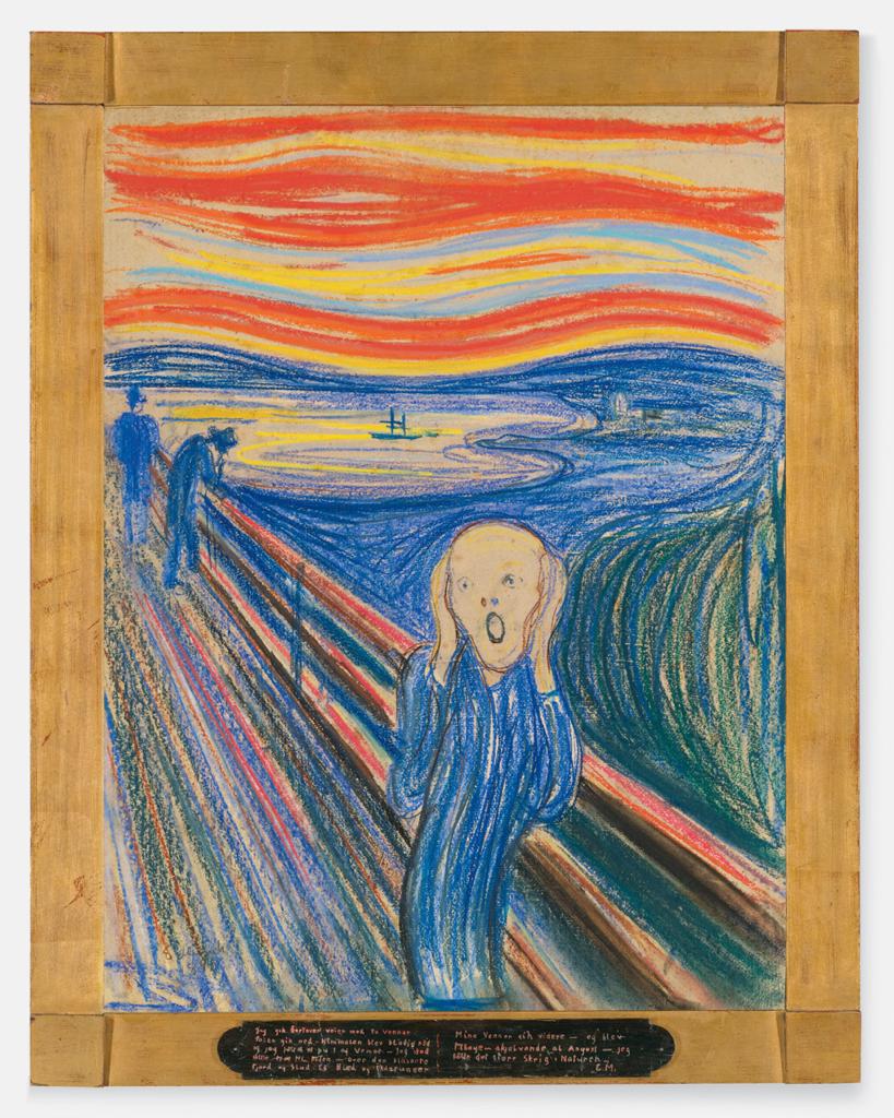The Scream, 1895 by  Edvard Munch