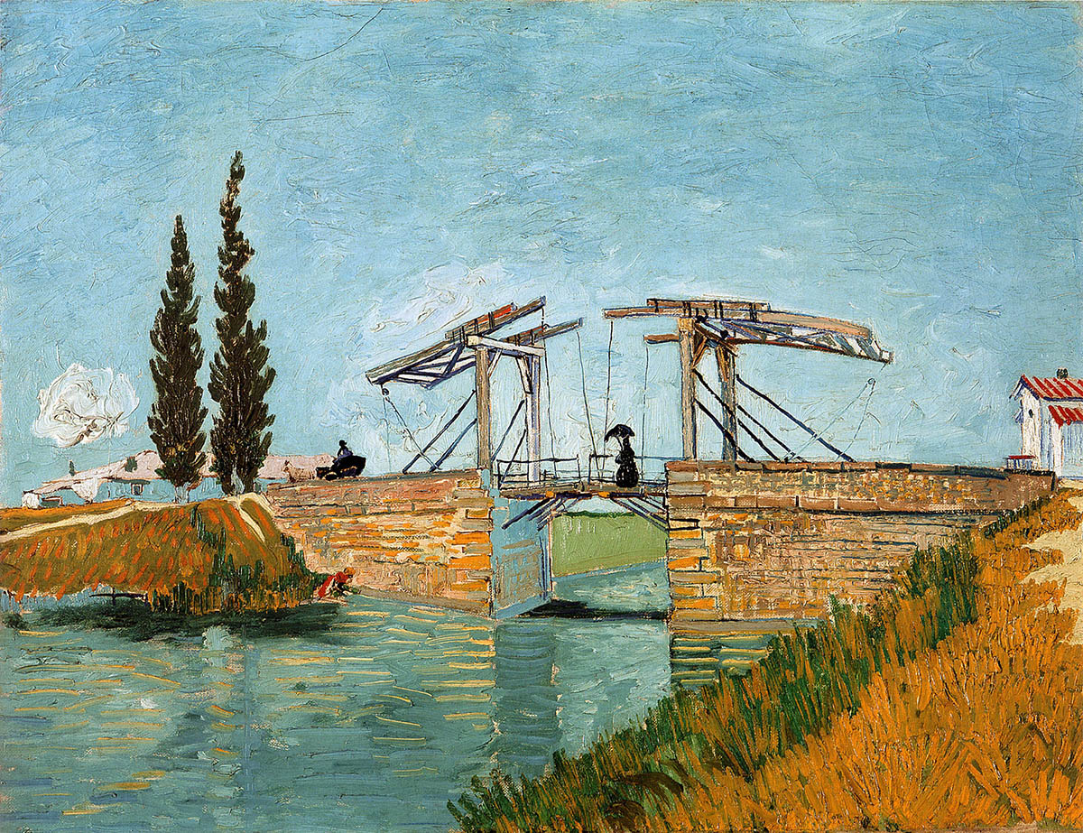 Langlois Bridge at Arles by Vincent van Gogh