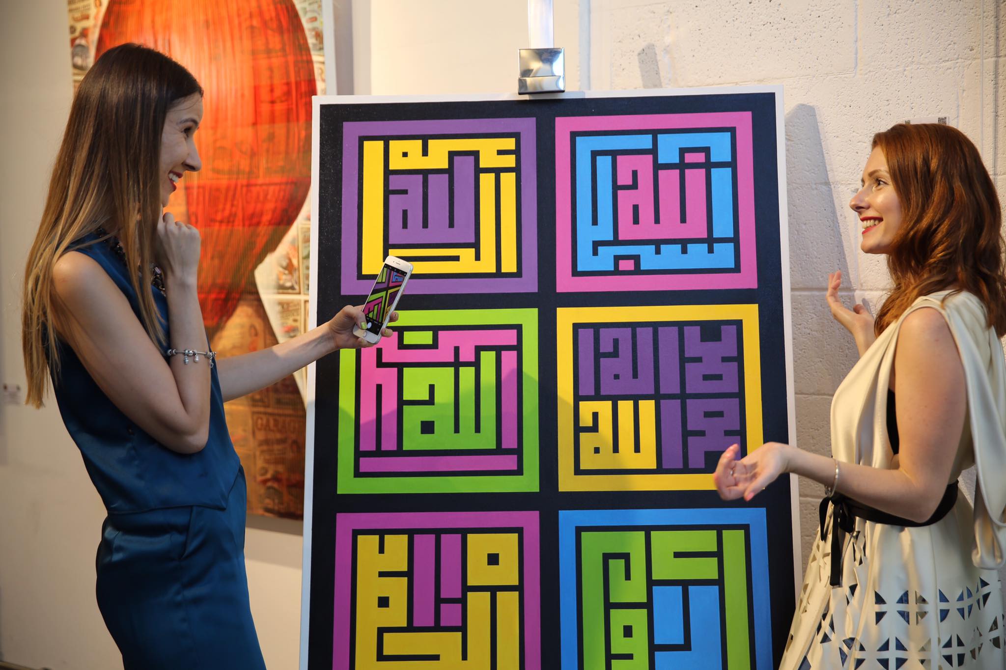 Slava Noor with Astrid Lesuisse from Gallery27