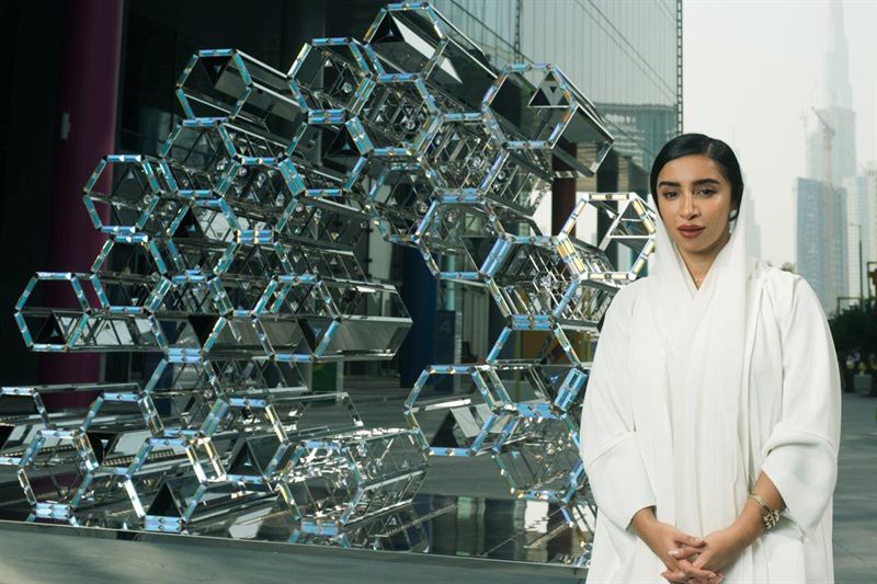 Emirati artist Zainab al Hashemi online art magazine Arte & lusso dubai artist