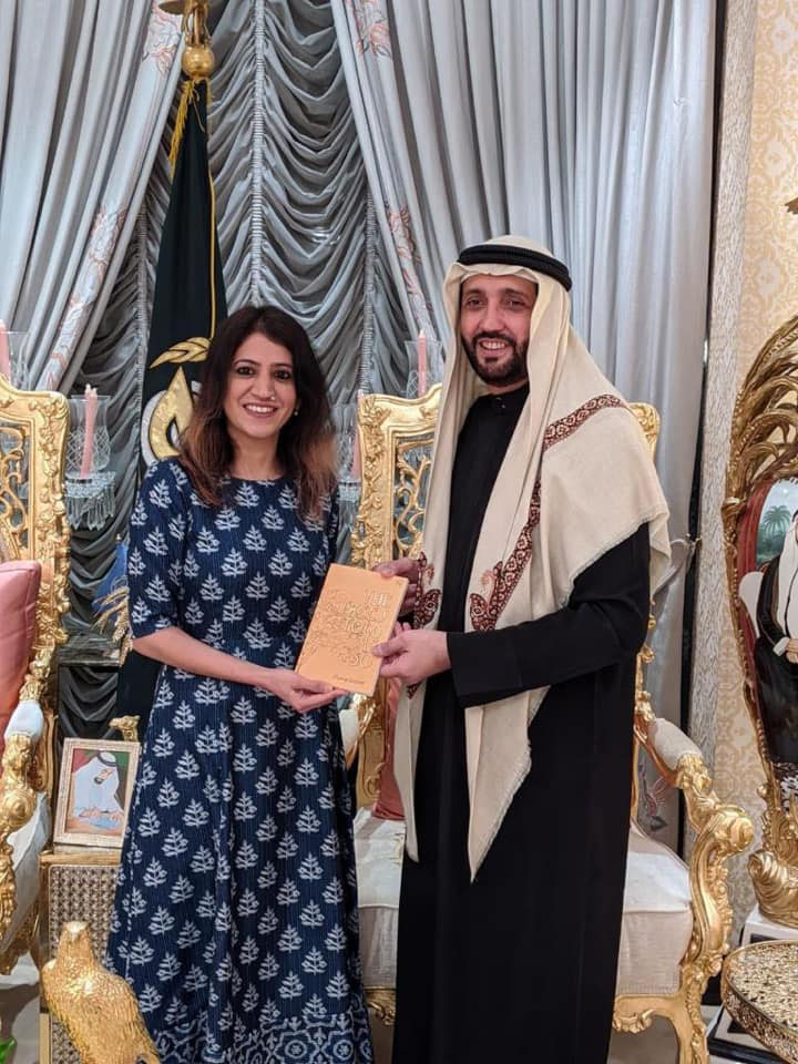 Purva Grover She Writer Khaleej Times Author Journalist Arte and Lusso His Excellency Suhail Mohammad Al Zarooni Zarooni House Dubai