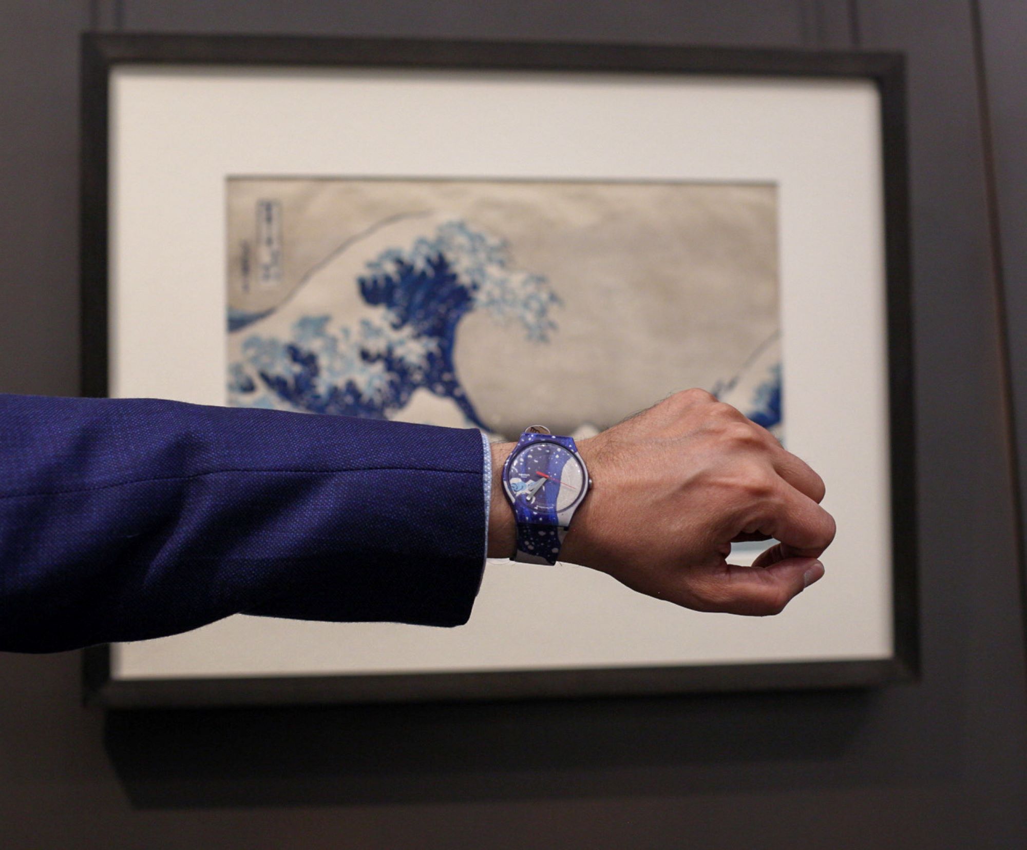 Louvre Abu Dhabi swatch collaboration Hokusai luxury watches