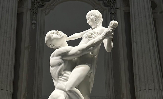 Jago italian sculpture Rome Museum Pieta