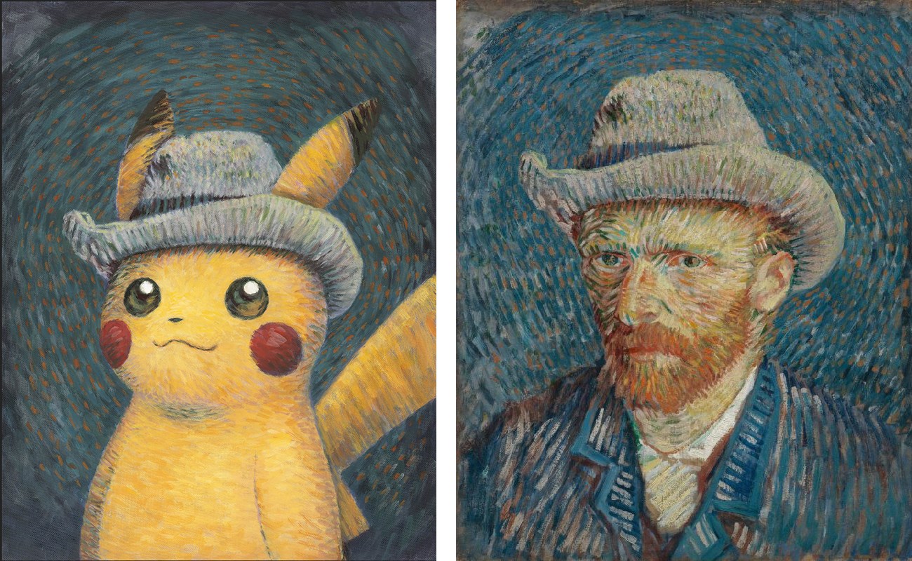 Pokémon x Van Gogh art museum exhibition